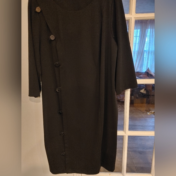 Calvin Klein Black dress size 16w - Picture 2 of 5